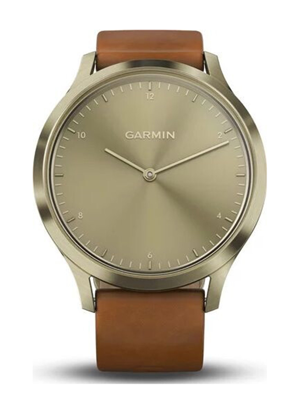Смарт-часы Garmin vivomove hr premium gold with light brown leather band (151426571)
