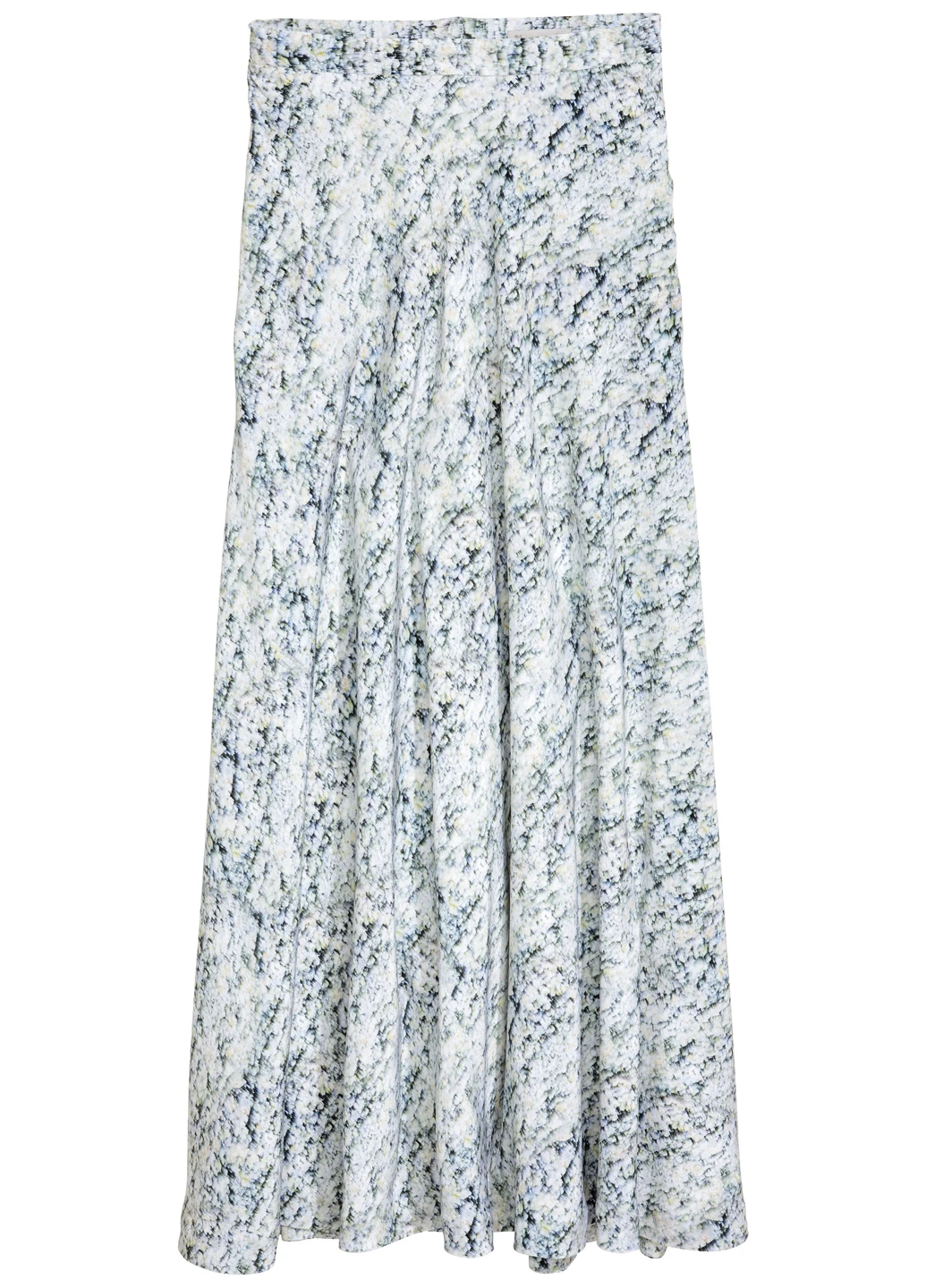 Белая кэжуал юбка H&M макси