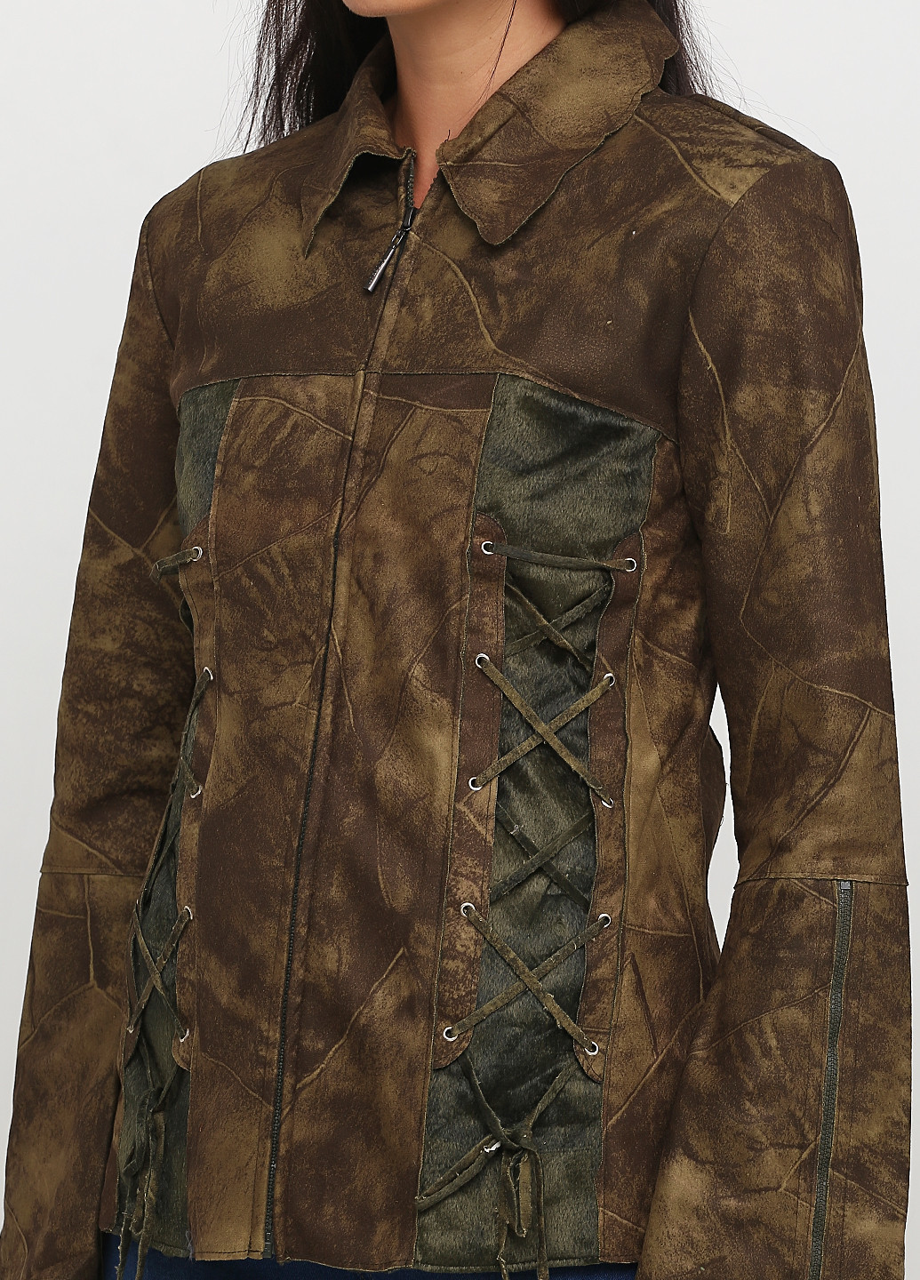 Оливковая (хаки) демисезонная куртка Jelfs