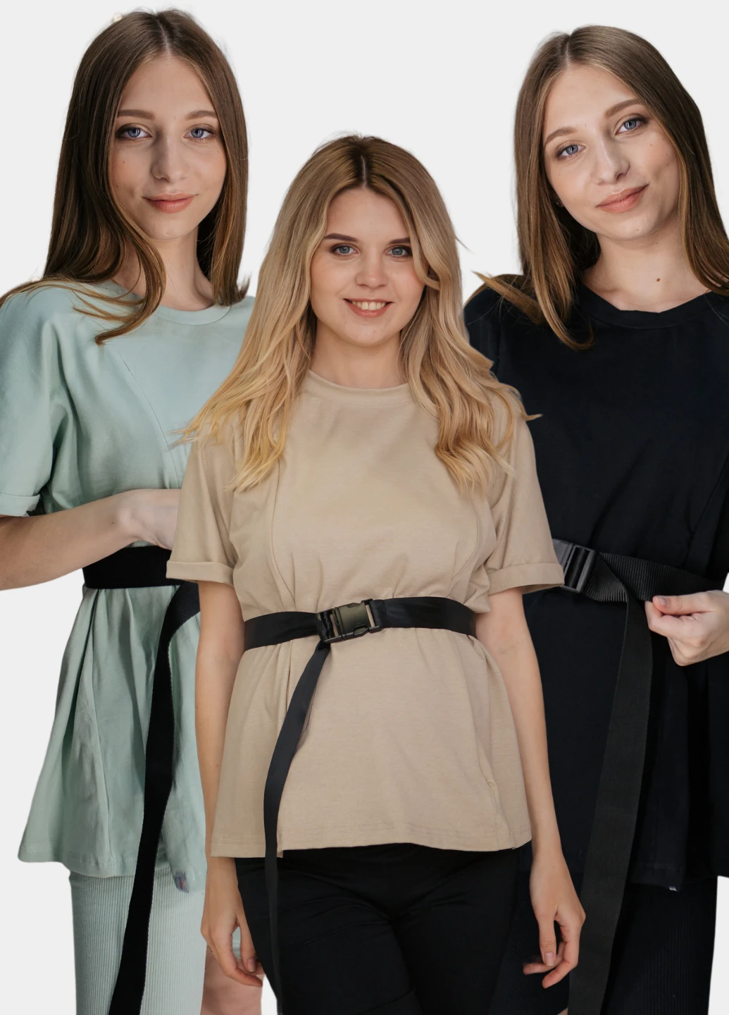 Комплект футболок оверсайз 3 шт HN - (253318482)