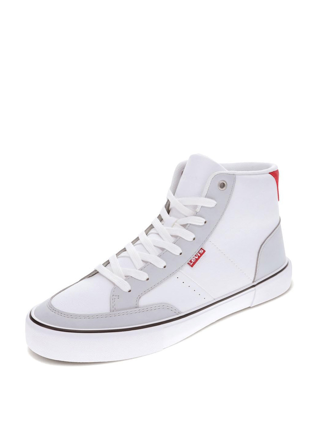 Белые демисезонные кроссовки Levi's