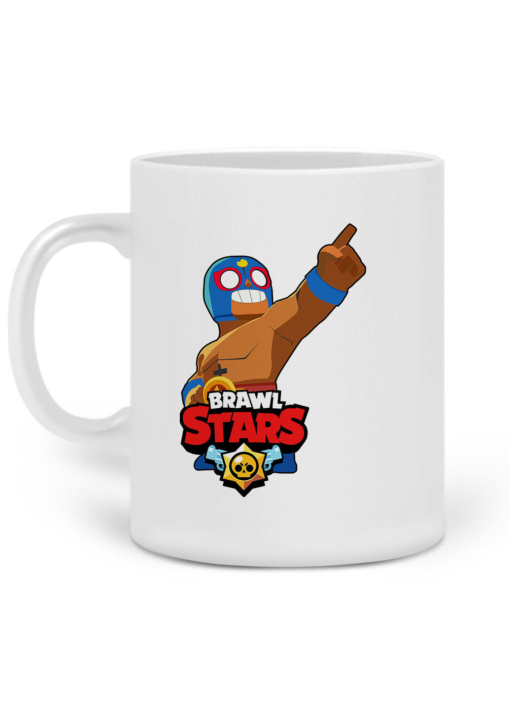 Кружка Ель Прімо Бравл Старс (El Primo Brawl Stars) 330 мл горнятко керамічне (20259-1011) MobiPrint (219777207)