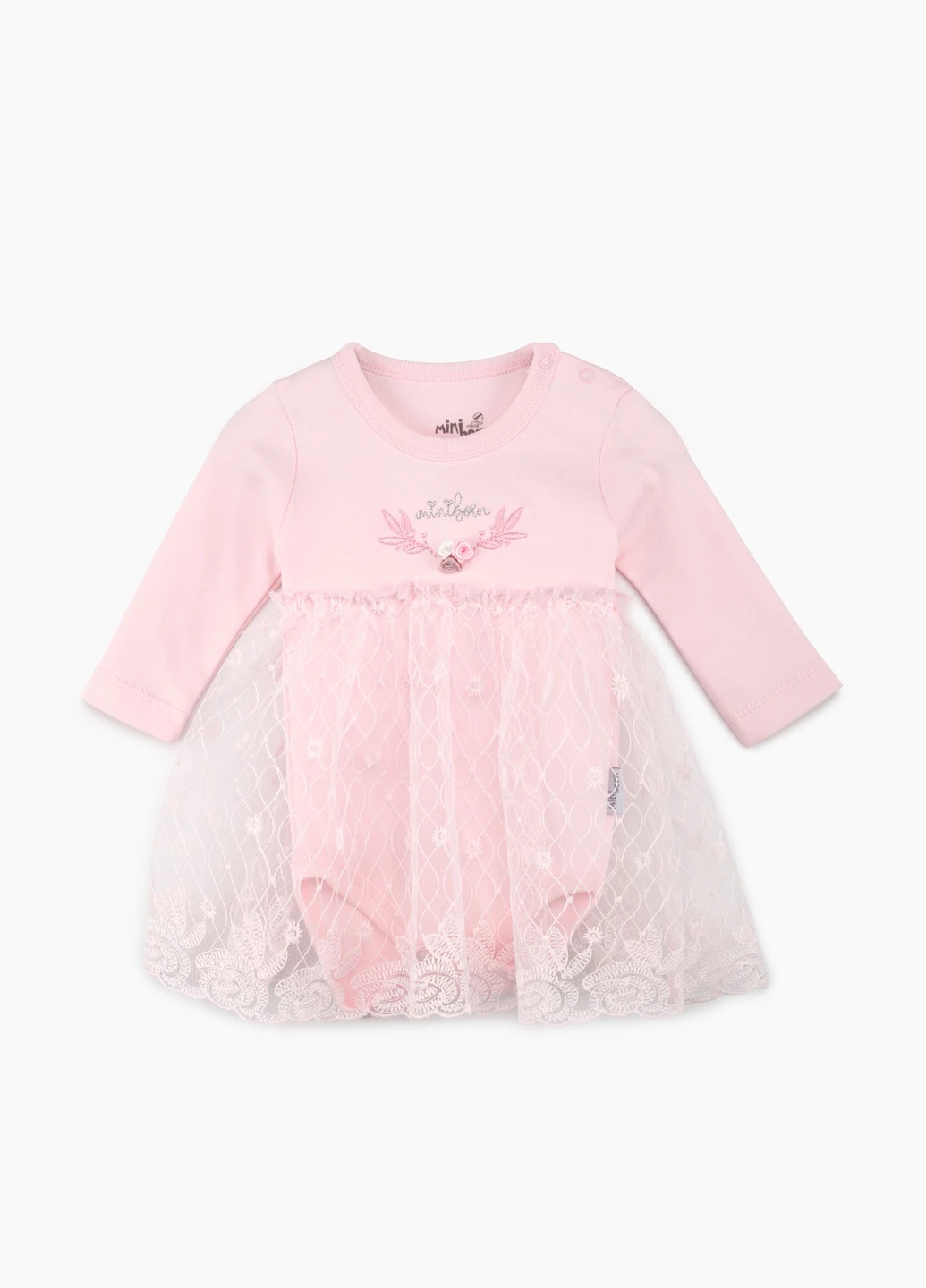 Рожева сукня-боді Mini born (254063634)