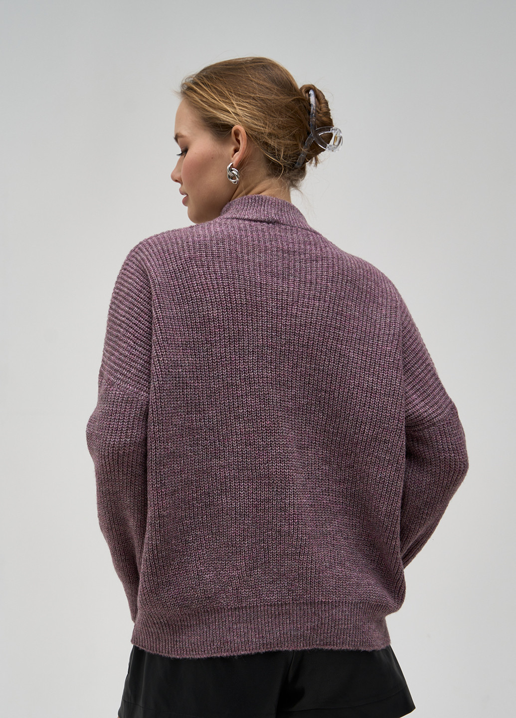 Сливовый демисезонный свитер Sewel