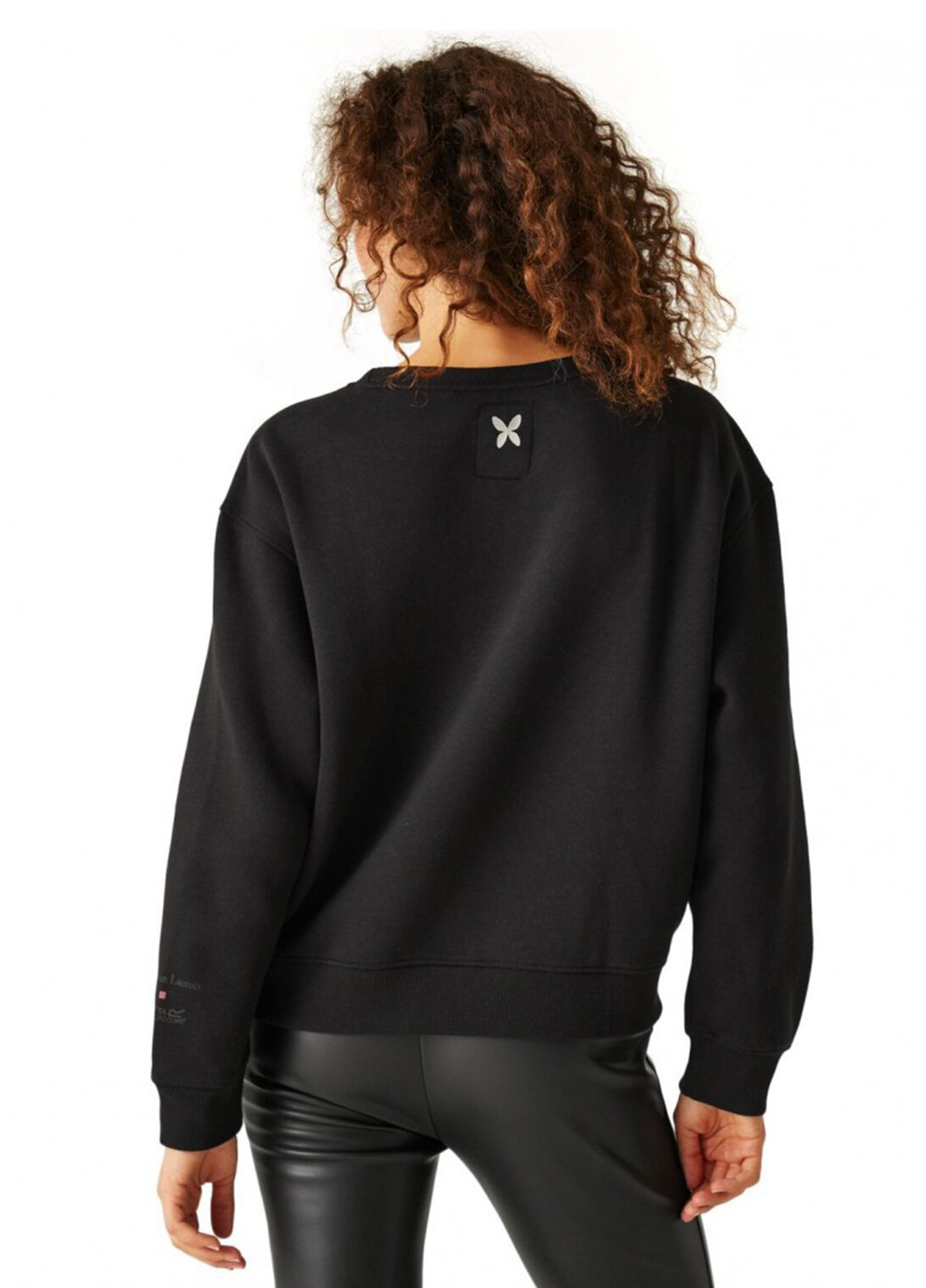 Чорний світшот Regatta квітковий без декору (299932520)