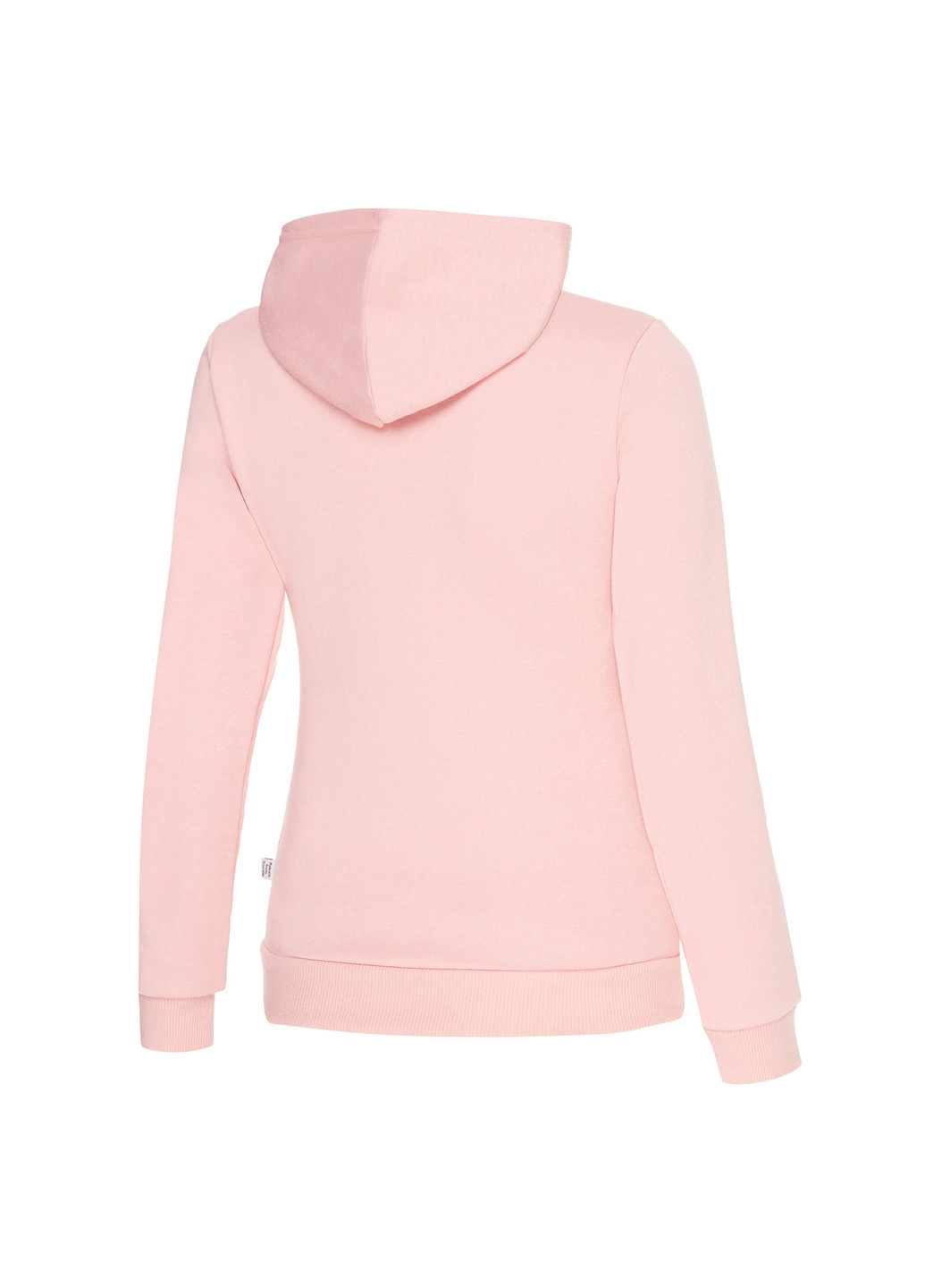 Толстовка Essentials Fleece Girls' Hoodie Puma однотонная розовая спортивная хлопок, полиэстер, эластан