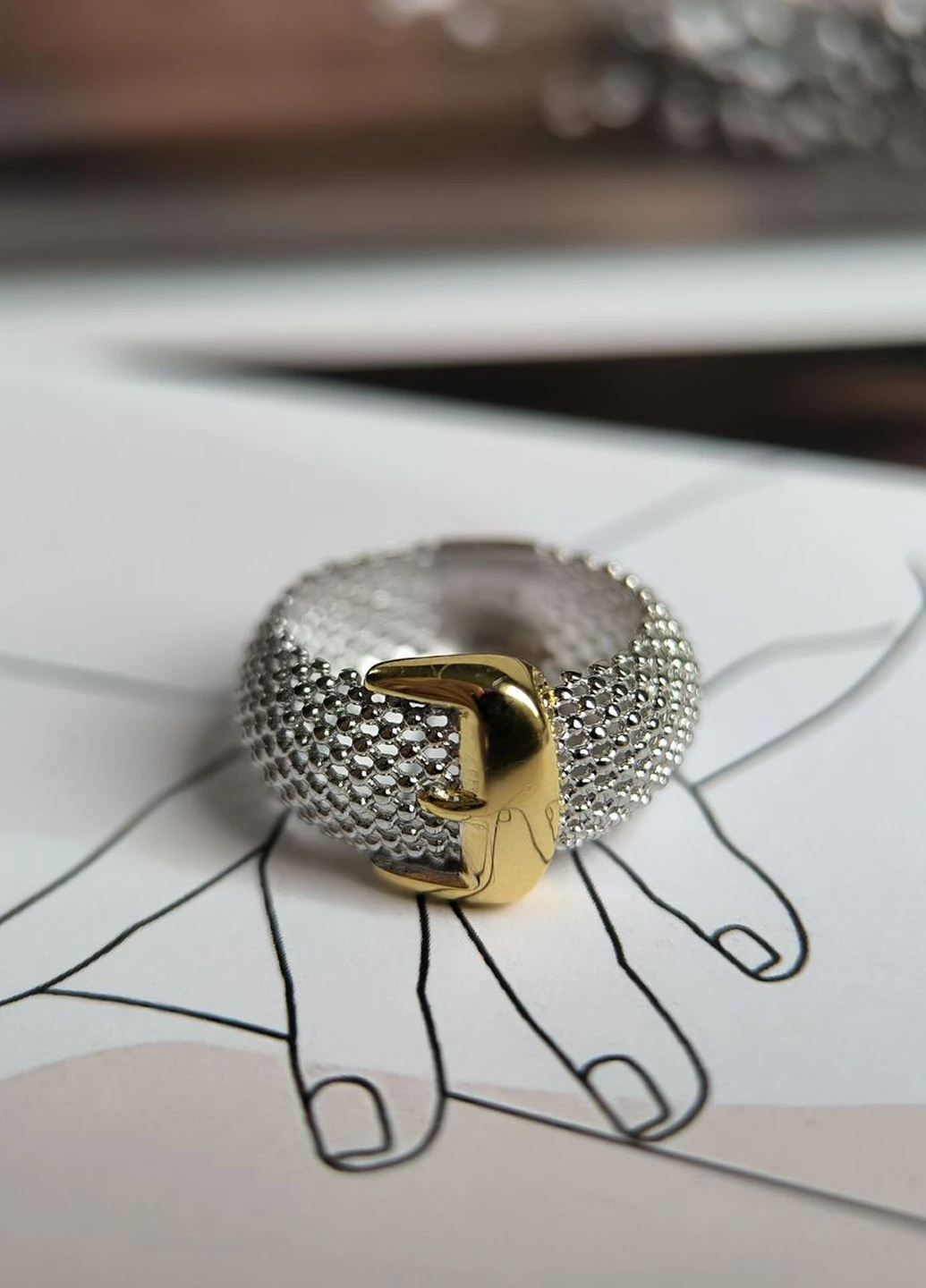 Каблучка Silver Flame (350941396)