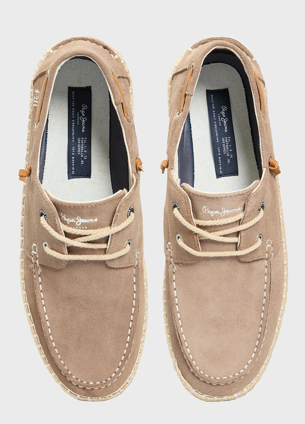 світло-коричневі еспадрильї Pepe Jeans однотонний (332364809)