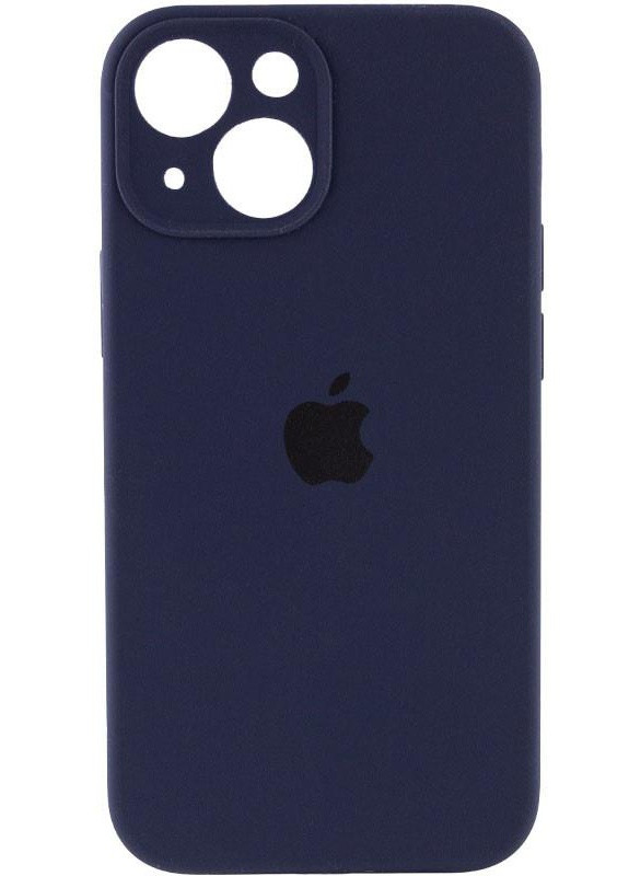 Силіконовый Чохол Накладка Закрита Камера Silicone Case Full Camera Для iPhone 13 Midnight Blue No Brand (254091607)