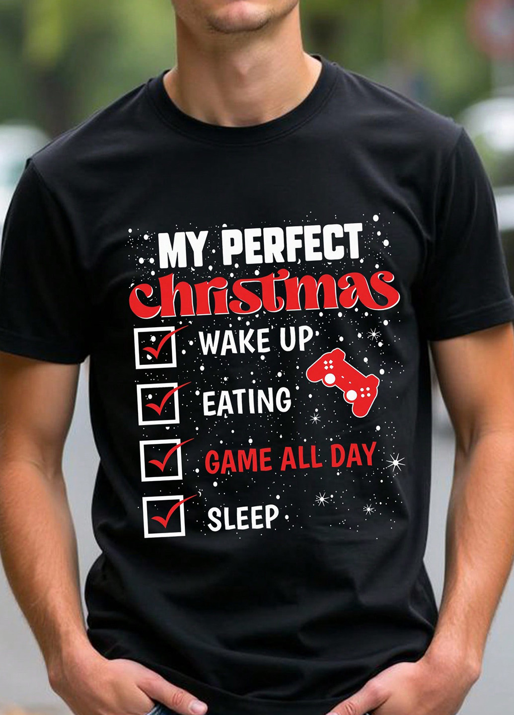 Чорна футболка SHEIN