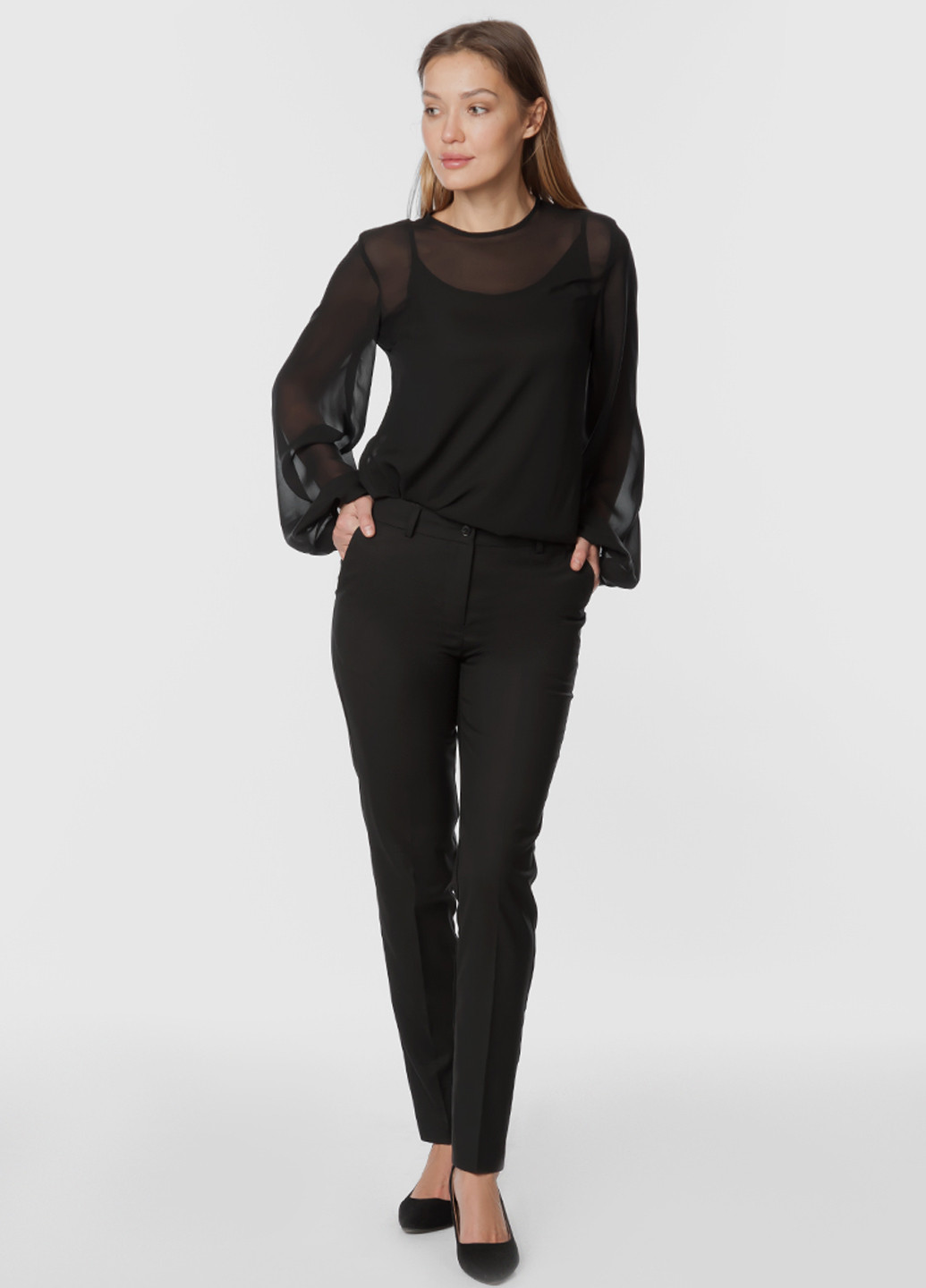 Чорна демісезонна блуза жіноча Arber Julia 1