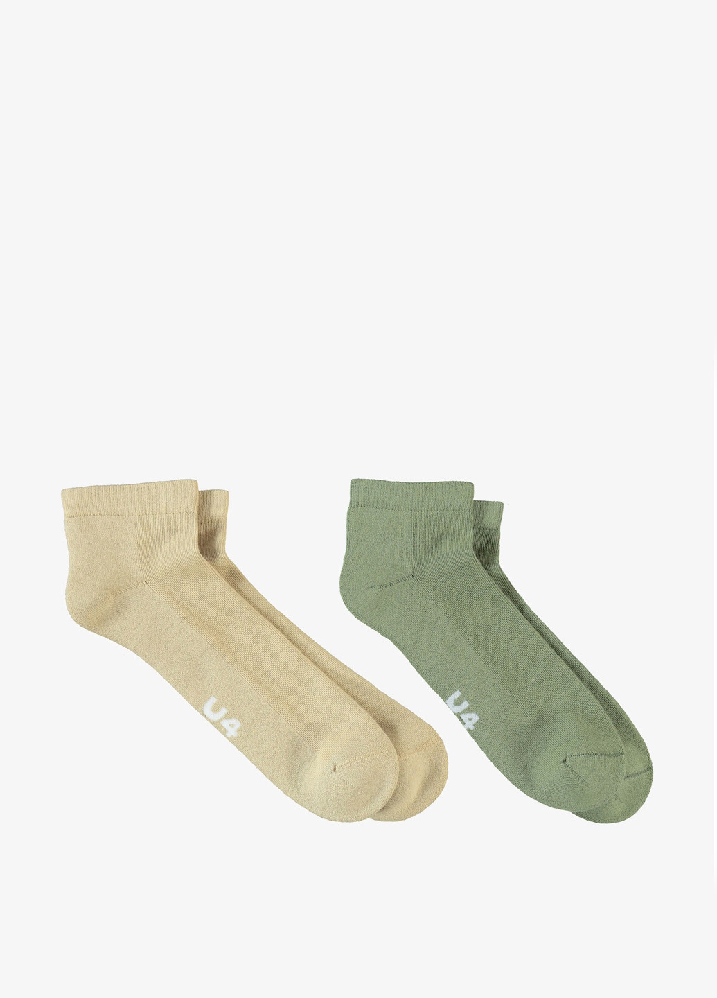 Комбинированные носки (2 пары) UNITED4 надписи (329059713)