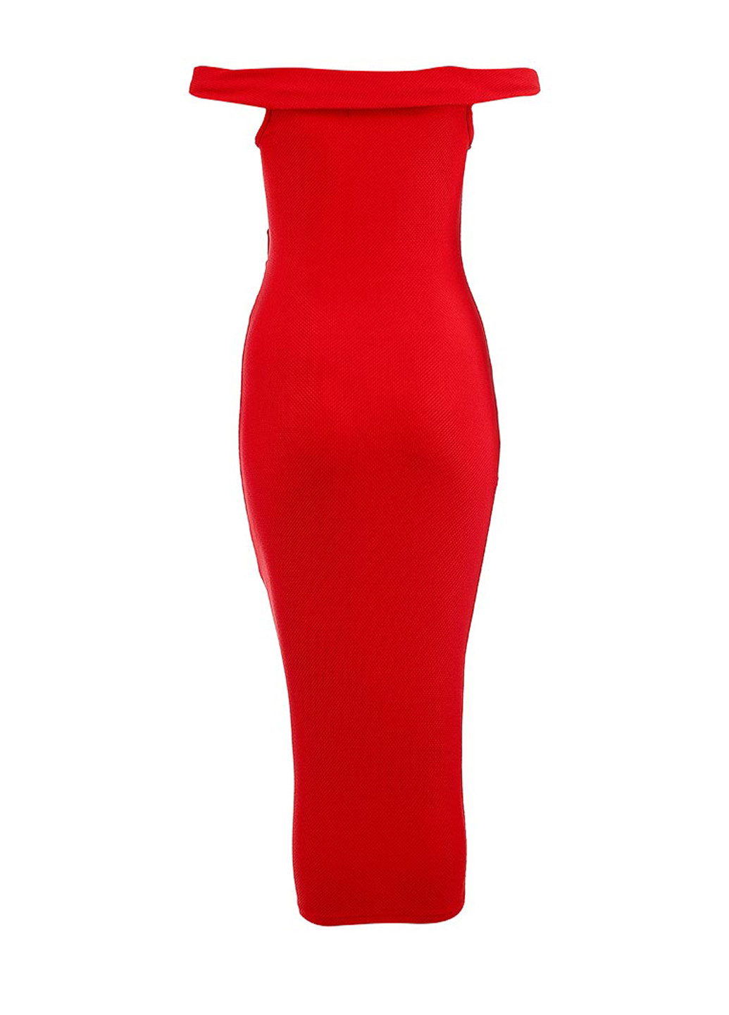 Красное коктейльное платье Lost Ink однотонное
