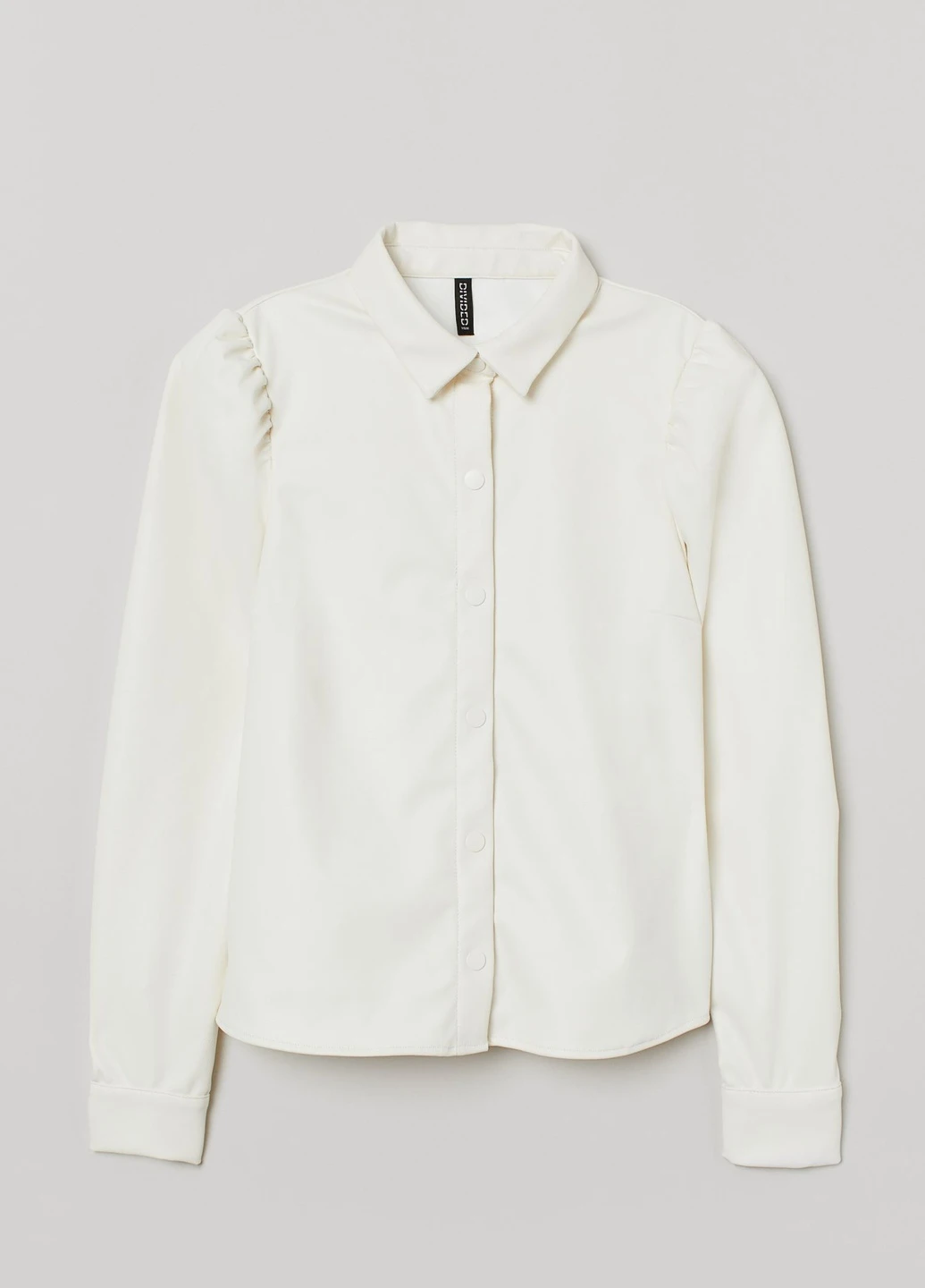 Белый женский пиджак H&M однотонный - летний