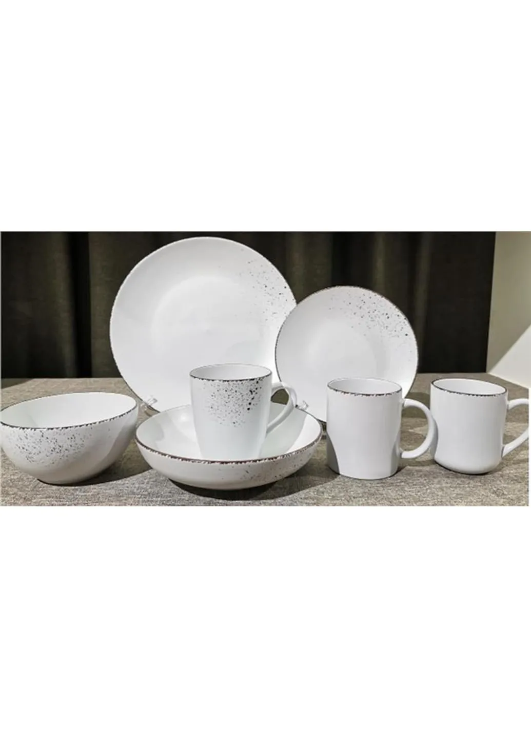 Тарілка десертна Lucca Winter White AR-2919-WMC 19 см Ardesto (253612433)