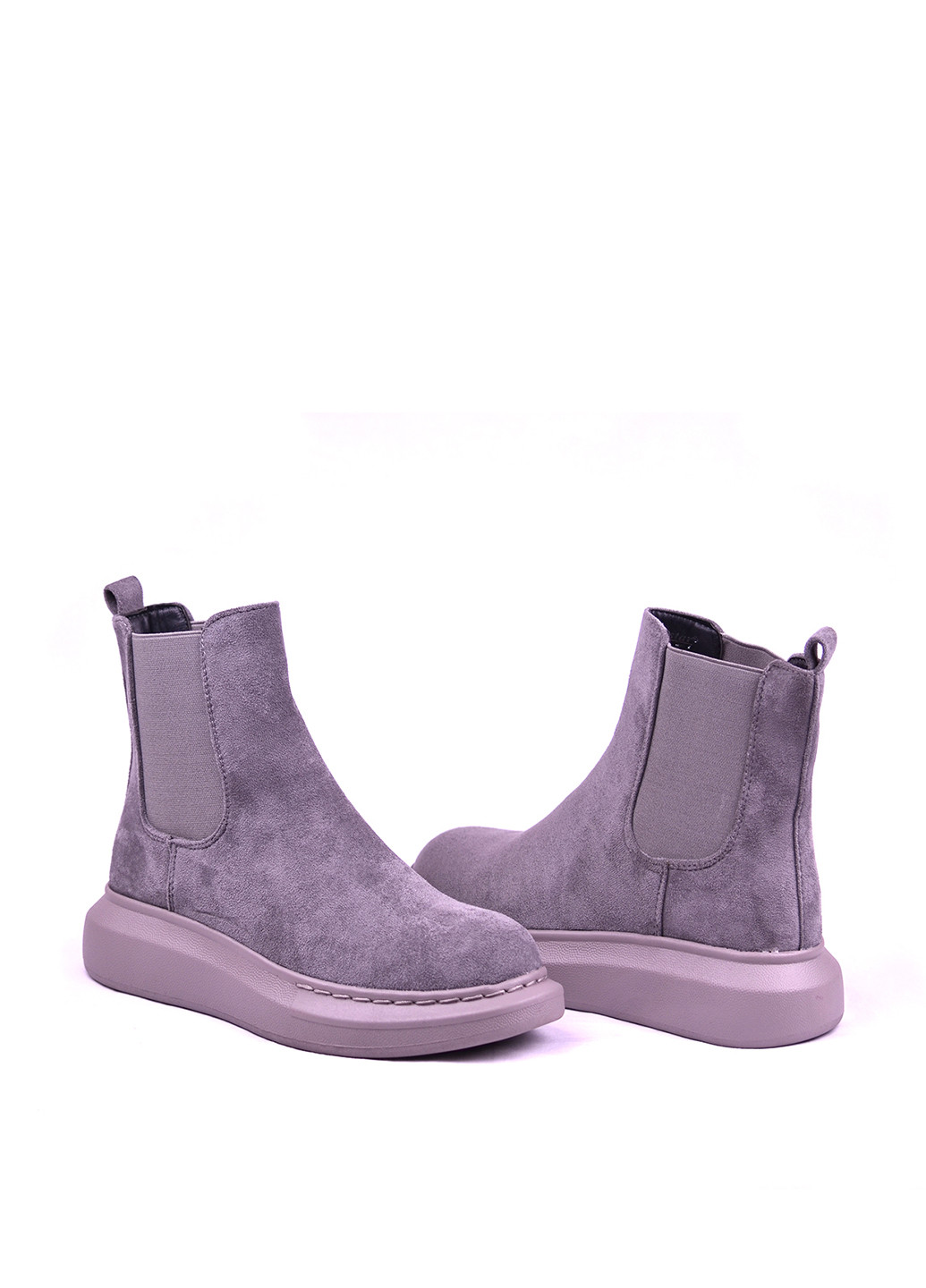 Зимние ботинки челси SDS без декора из искусственной замши