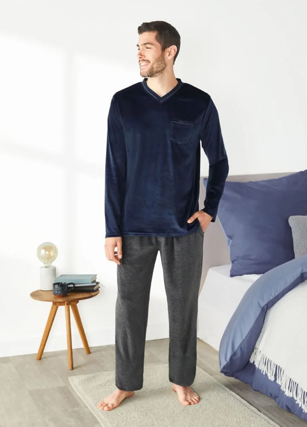 Пижама (лонгслив, брюки) Livergy (369832540)