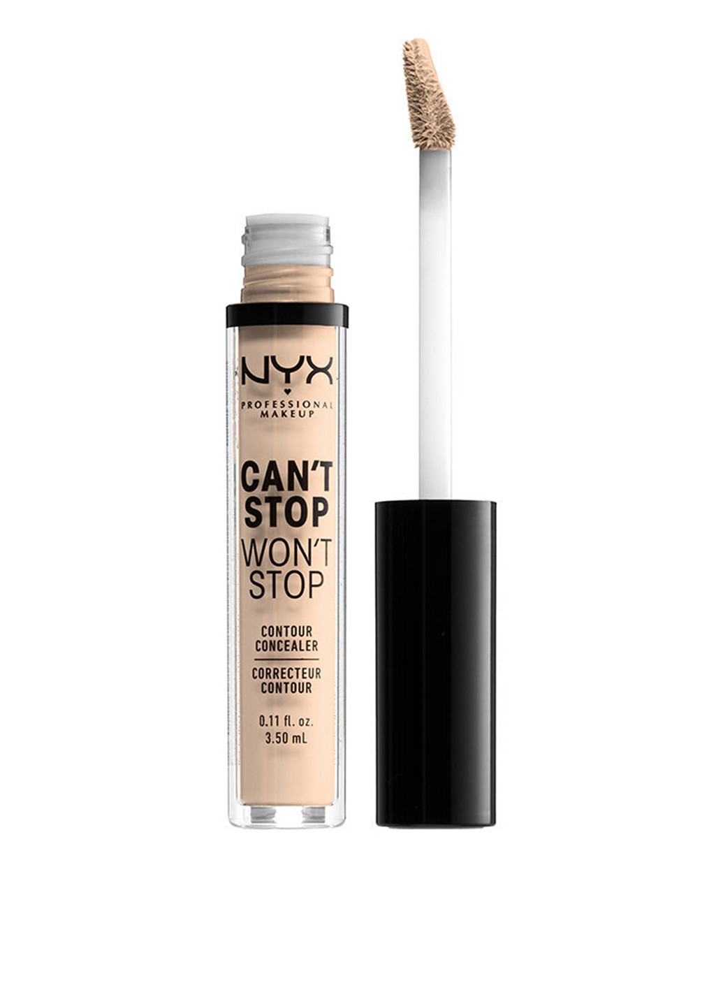 Консилер для обличчя Can not Stop Will not Stop Contour Concealer Light Ivory, 3,5 мл NYX Professional Makeup (202410692)