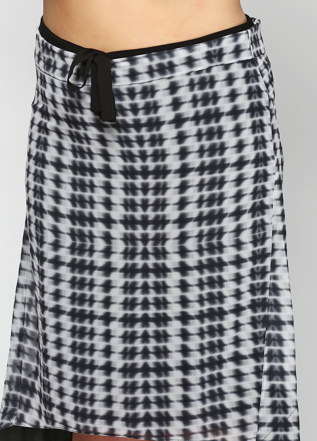 Разноцветная кэжуал с геометрическим узором юбка DKNY а-силуэта (трапеция)