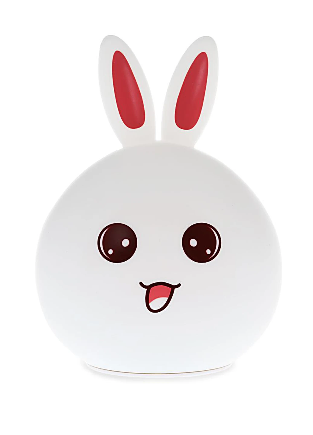 Детский силиконовый ночник зайчик Rabbit Silicone Lamp LED аккумуляторный светильник Белый Solar (251143671)