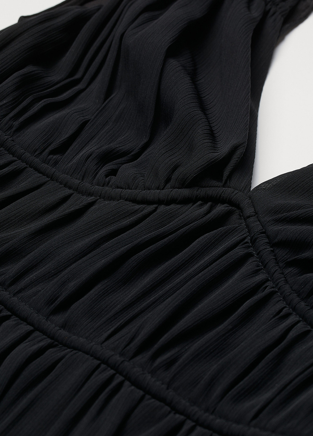 Чорна кежуал сукня в стилі армпір H&M однотонна