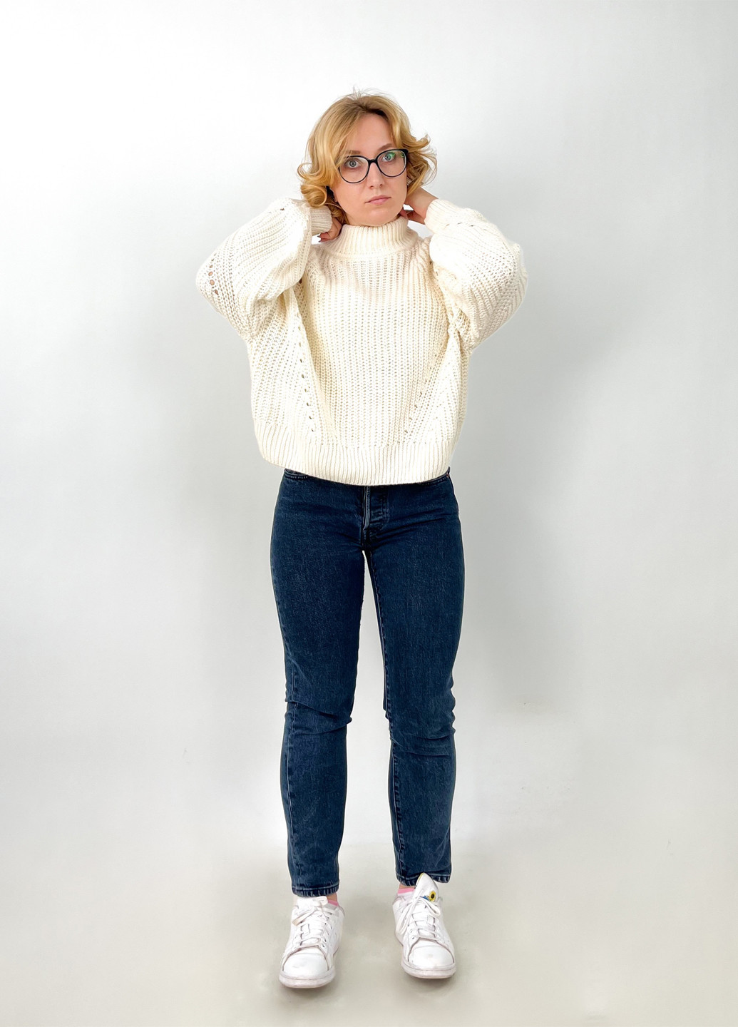 Кремовый демисезонный джемпер джемпер H&M