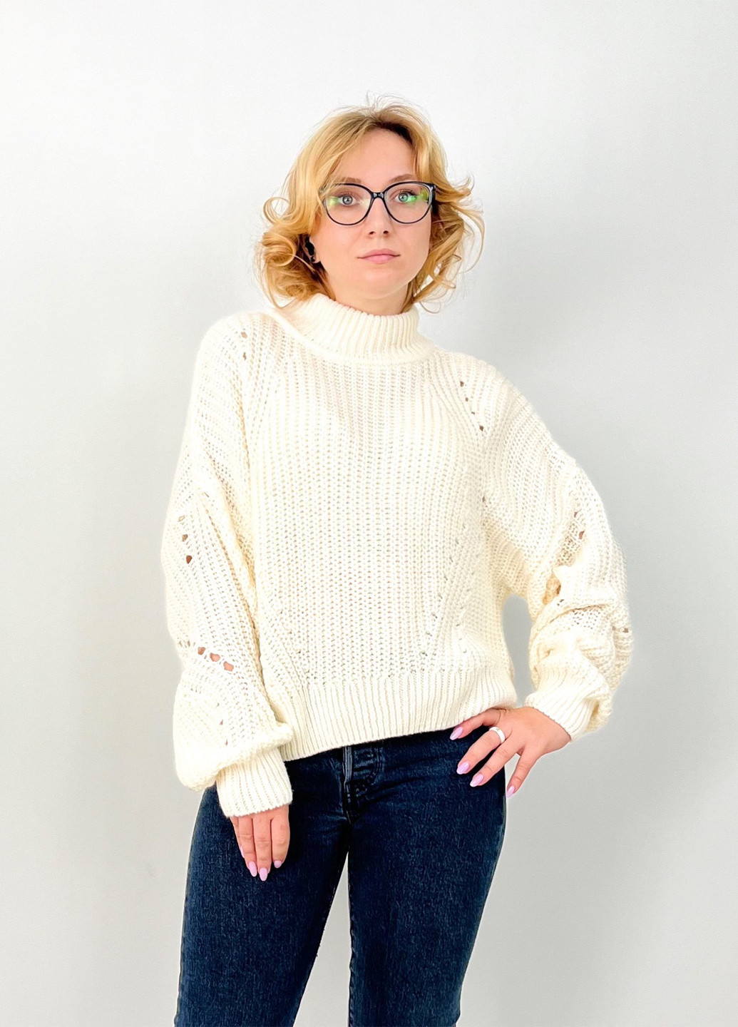 Кремовый демисезонный джемпер джемпер H&M