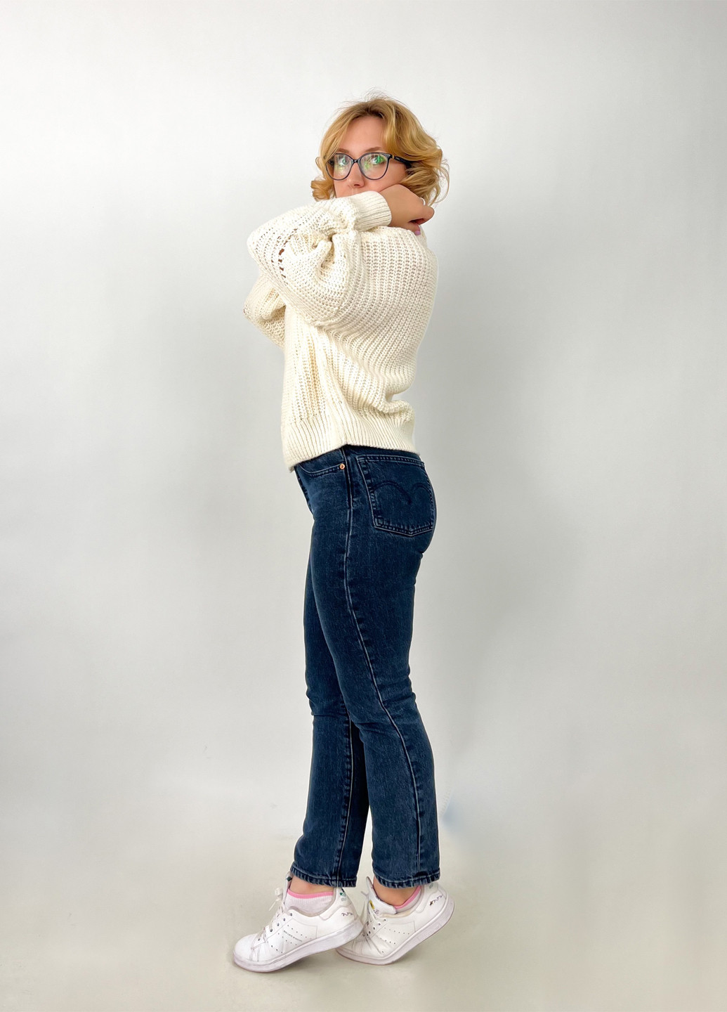 Кремовый демисезонный джемпер джемпер H&M