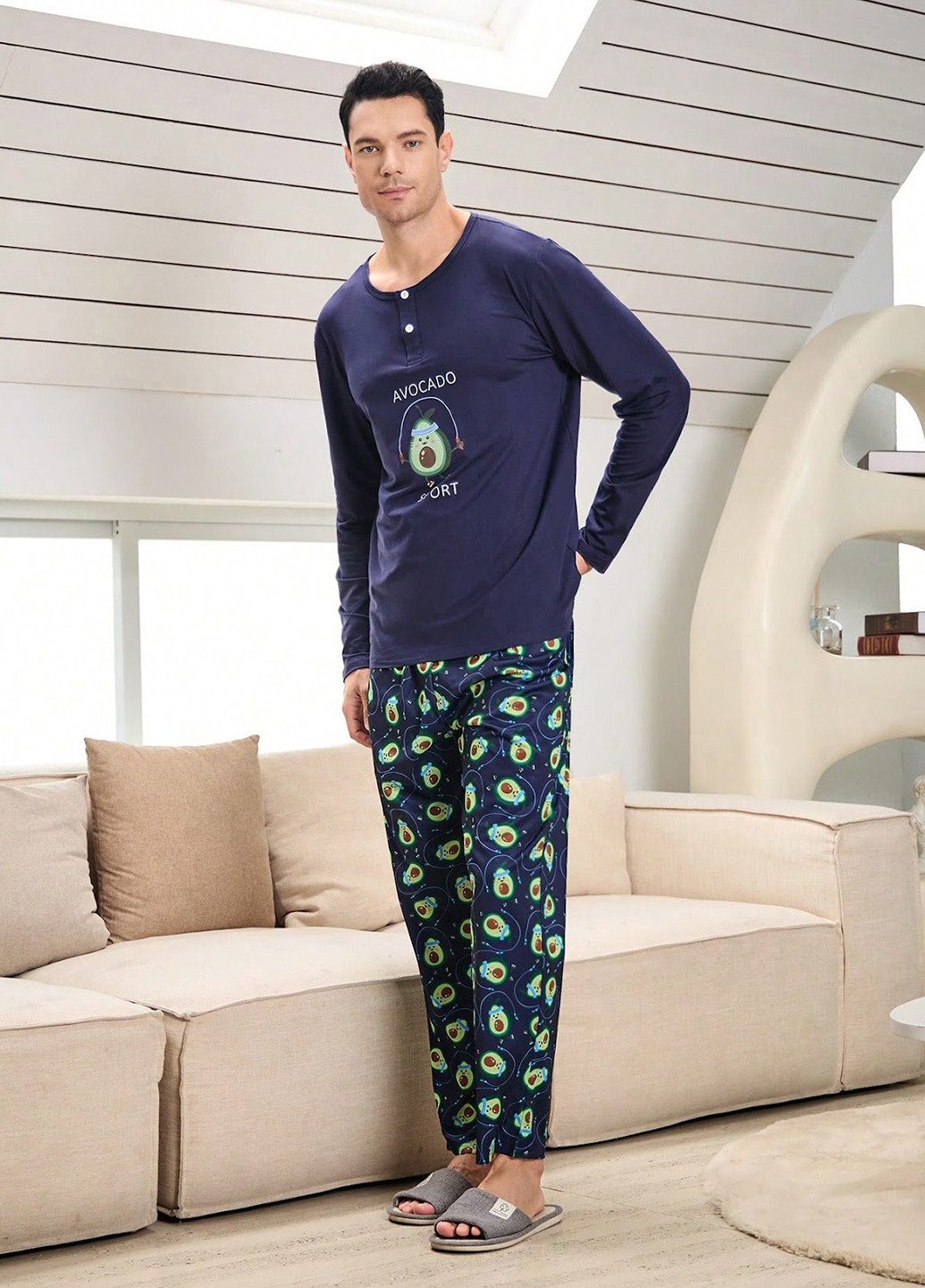 Піжама (лонгслів, штани) SHEIN (323639085)