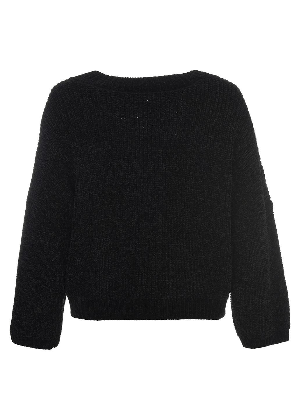 Черный зимний джемпер пуловер LOVE REPUBLIC