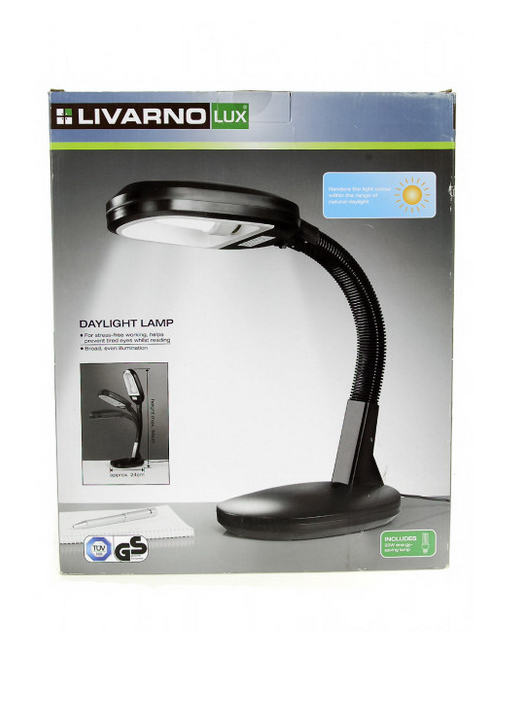 Настольная лампа, 24х66 см Livarno Lux (201291282)