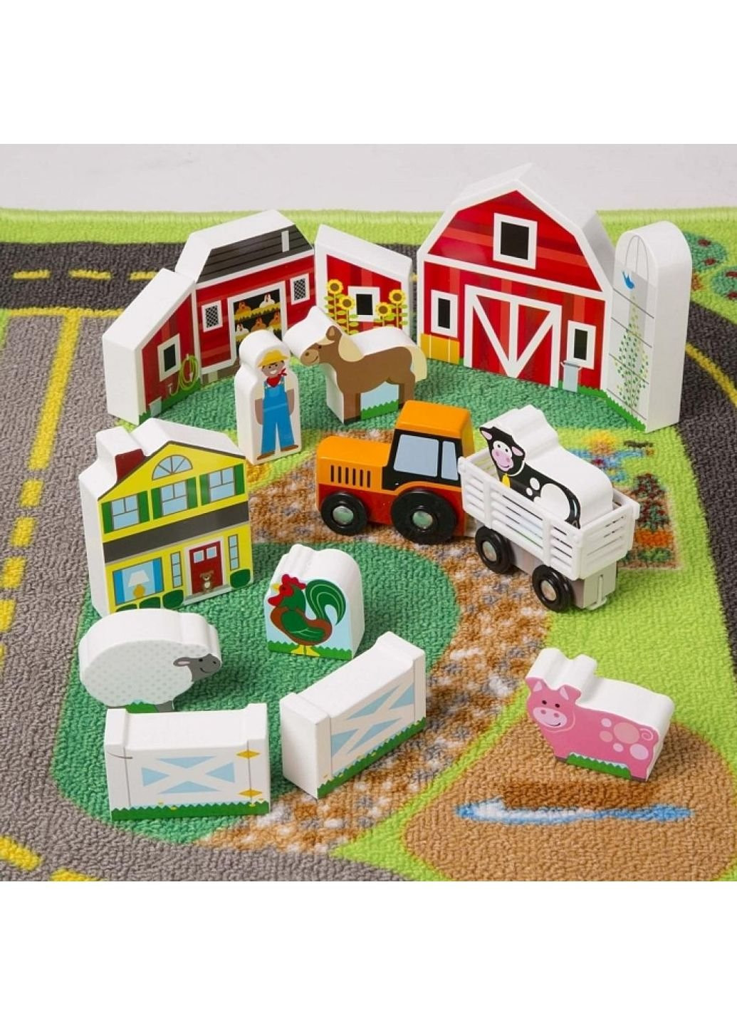 Детский коврик Мега-набор Коврик с игрушками (MD5195) Melissa&Doug (254082209)