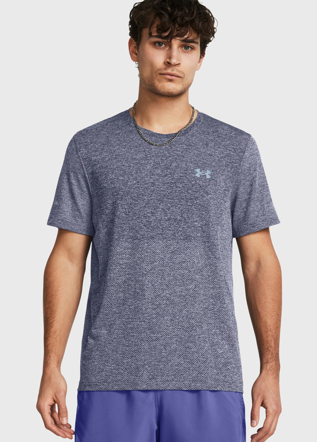 Сіро-синя футболка Under Armour