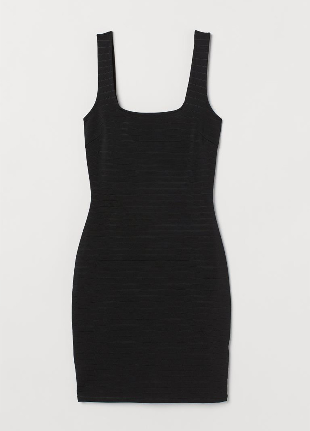 Чорна кежуал плаття, сукня бандажне H&M однотонна