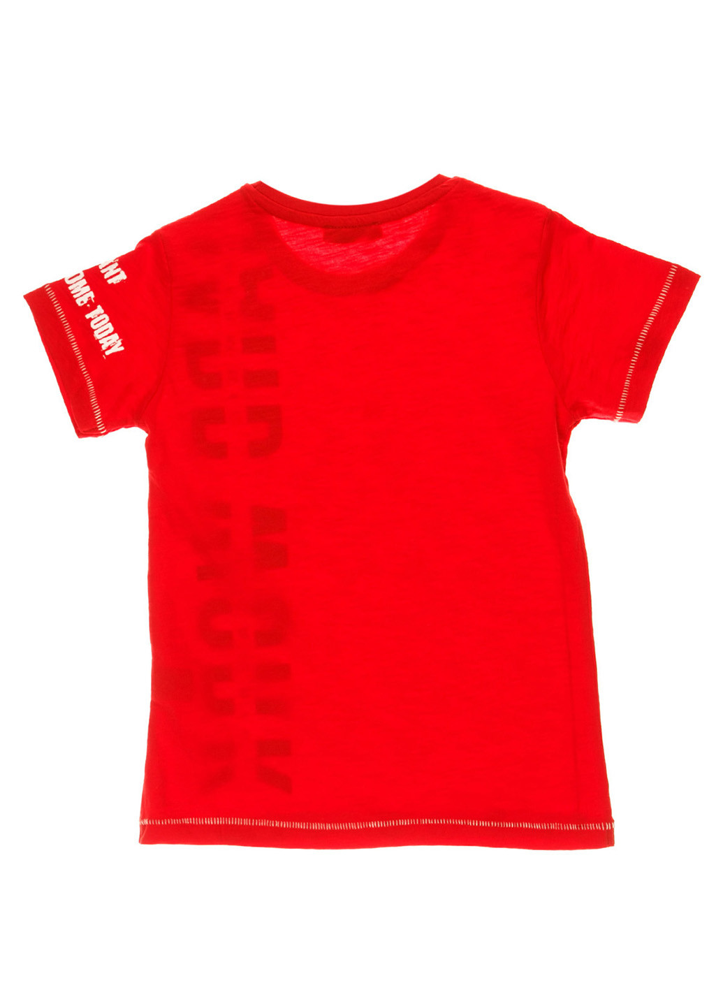 Красная летняя футболка с коротким рукавом Mackays