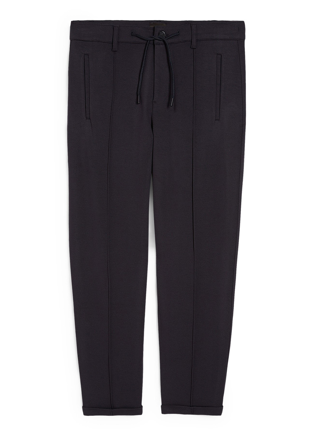 Темно-синие кэжуал демисезонные зауженные брюки C&A