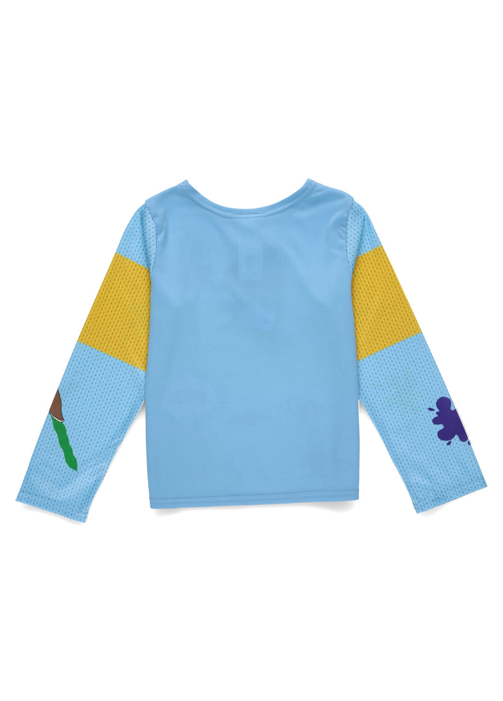 Голубой демисезонный кэжуал лонгслив George с рисунком