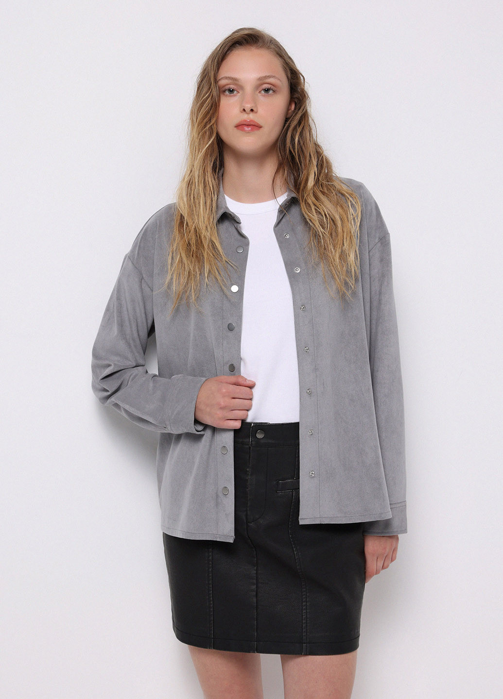 Черная кэжуал однотонная юбка Colin's