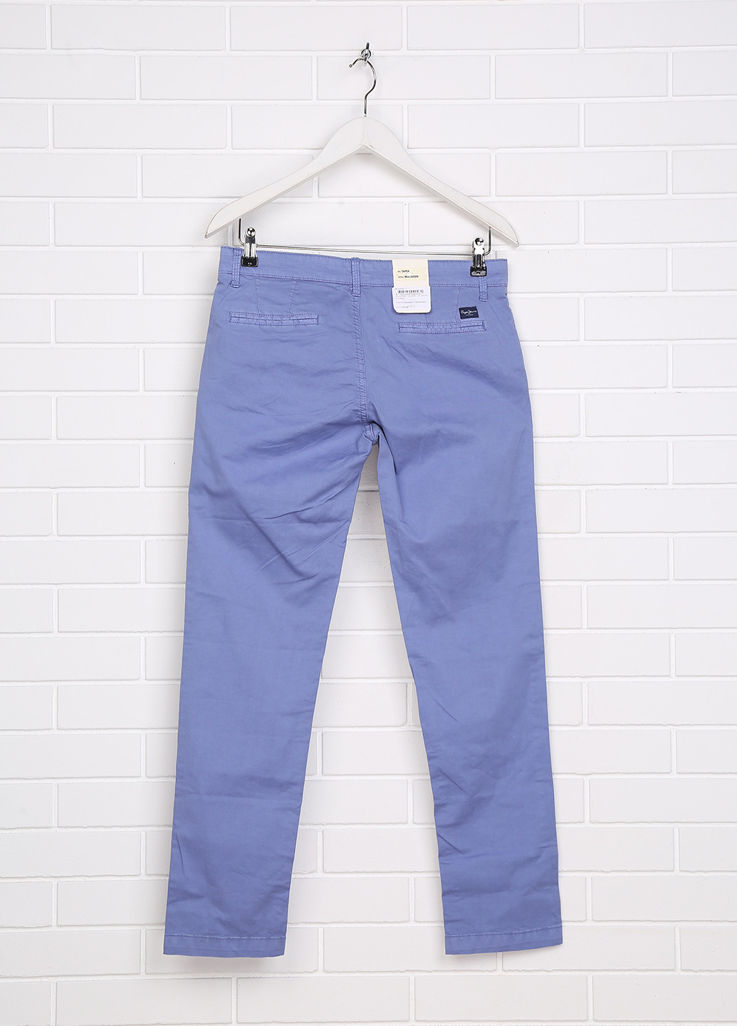 Фиолетовые кэжуал демисезонные прямые брюки Pepe Jeans