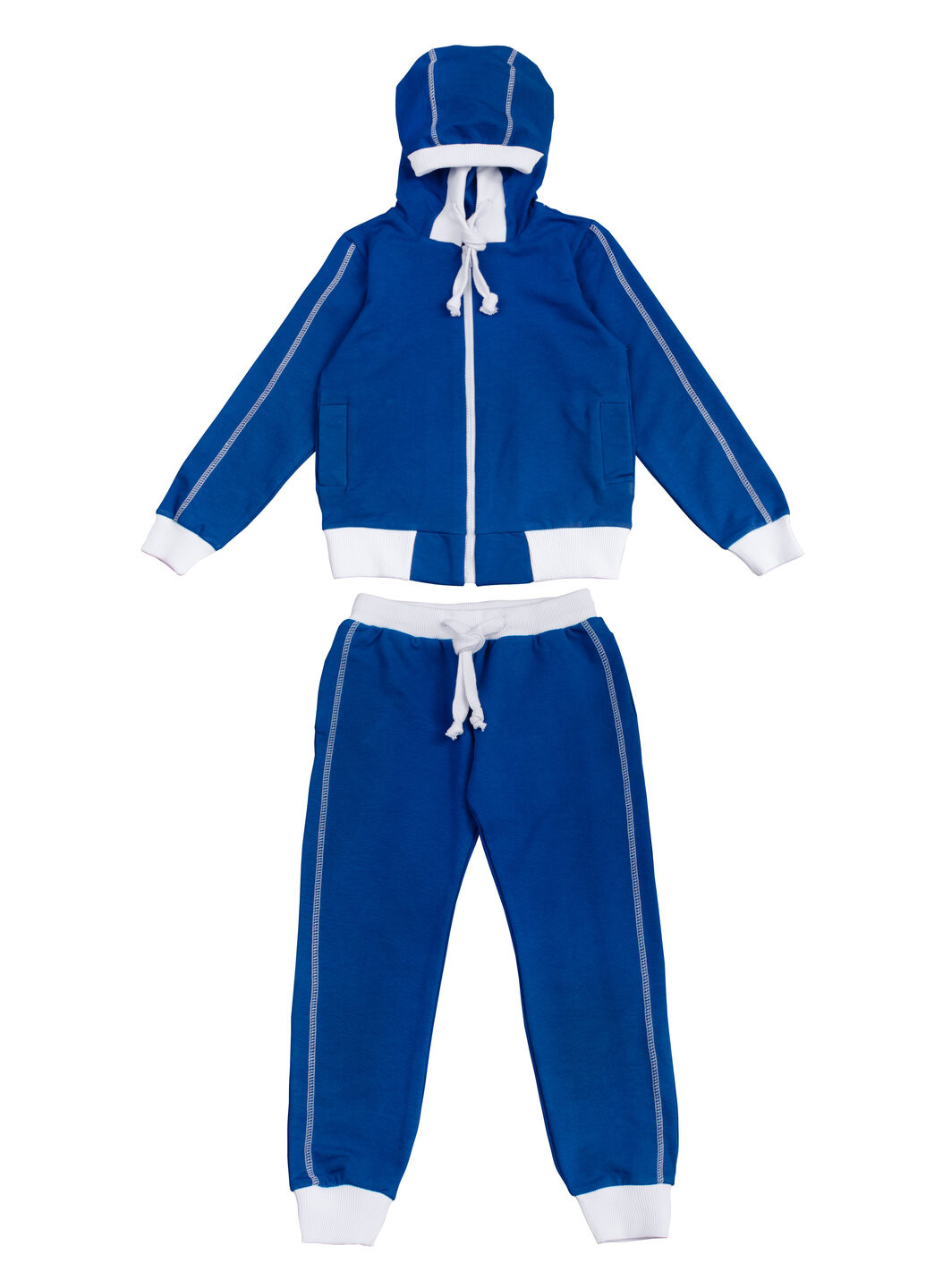 Синий демисезонный костюм (толстовка, брюки) брючный Kids Couture