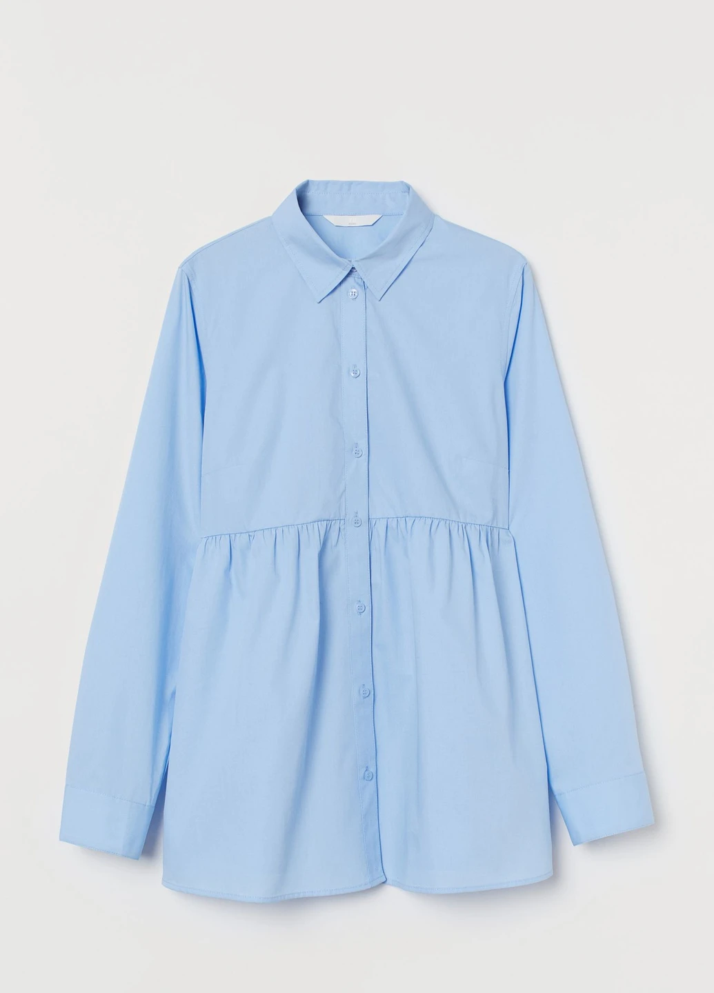 Голубая блуза для беременных H&M