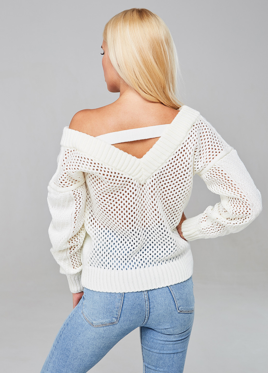 Молочный демисезонный пуловер пуловер Brunello de Neri