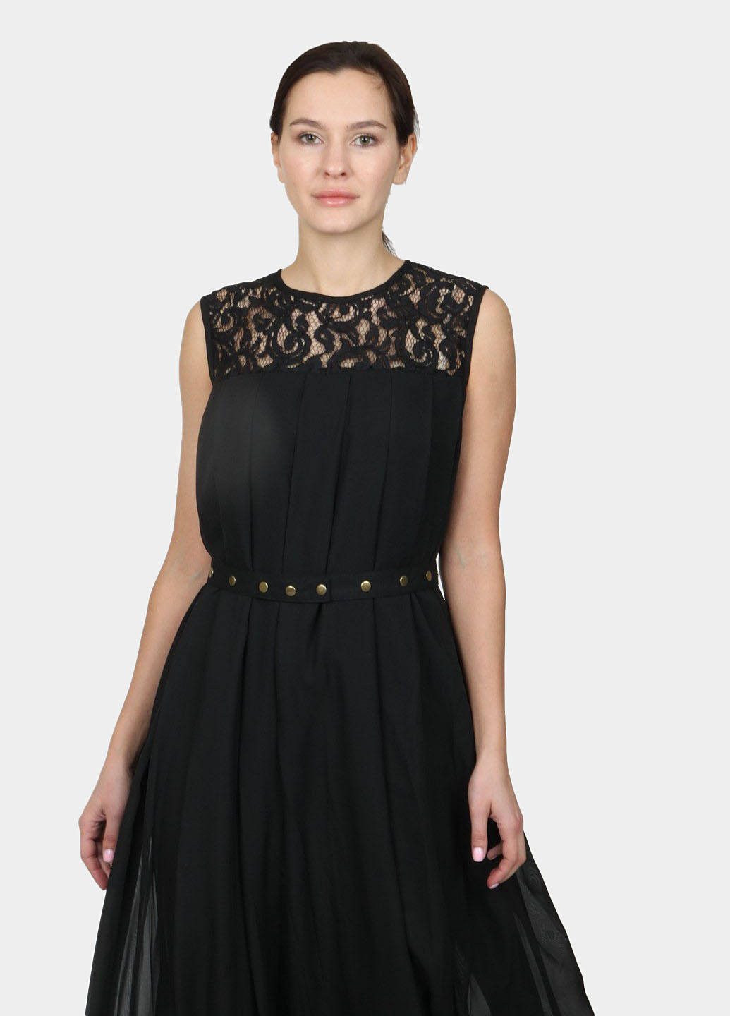 Черное кэжуал платье Enna Levoni однотонное