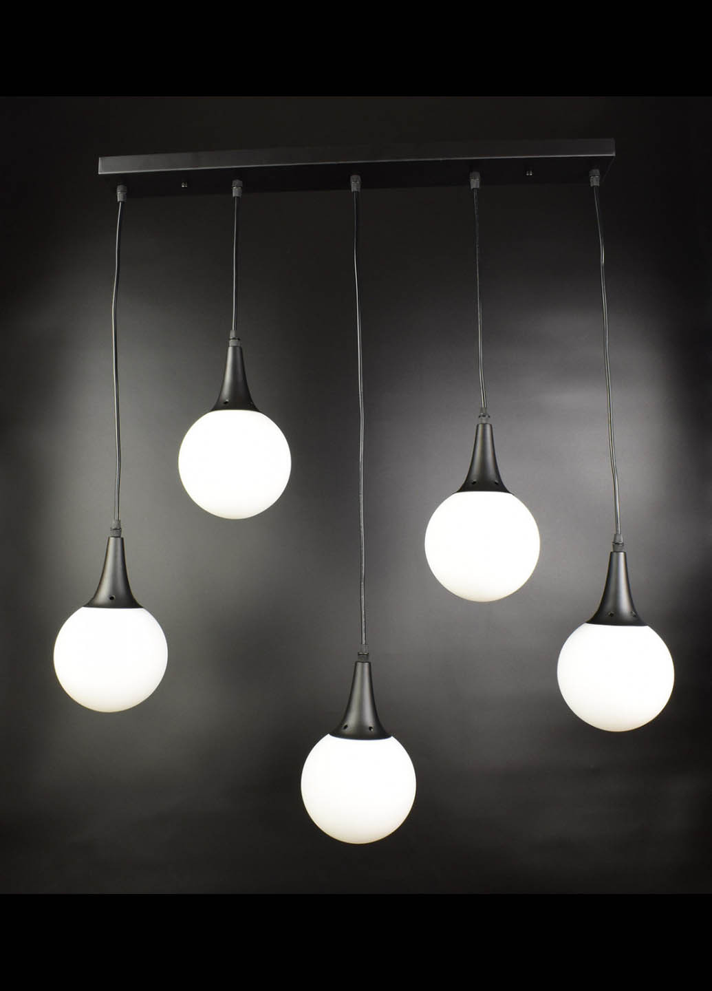 Люстра потолочная подвесная в стиле LOFT (лофт) 11191/5 Черный 35х14х75 см. Handmade (234539964)