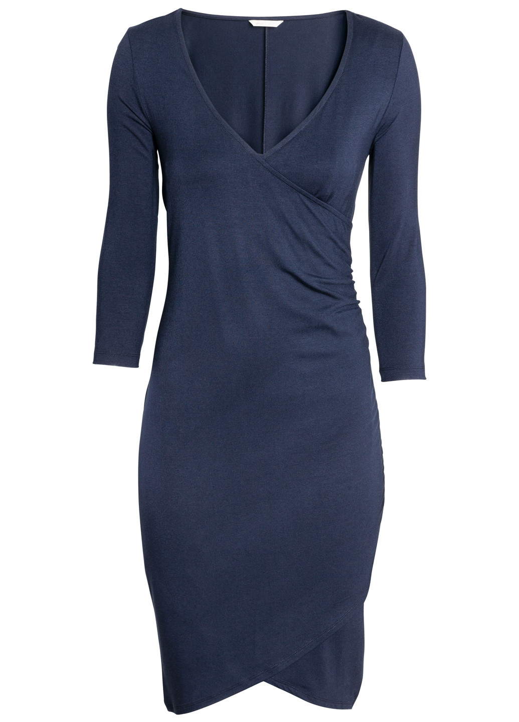 Темно-синя кежуал сукня футляр H&M однотонна