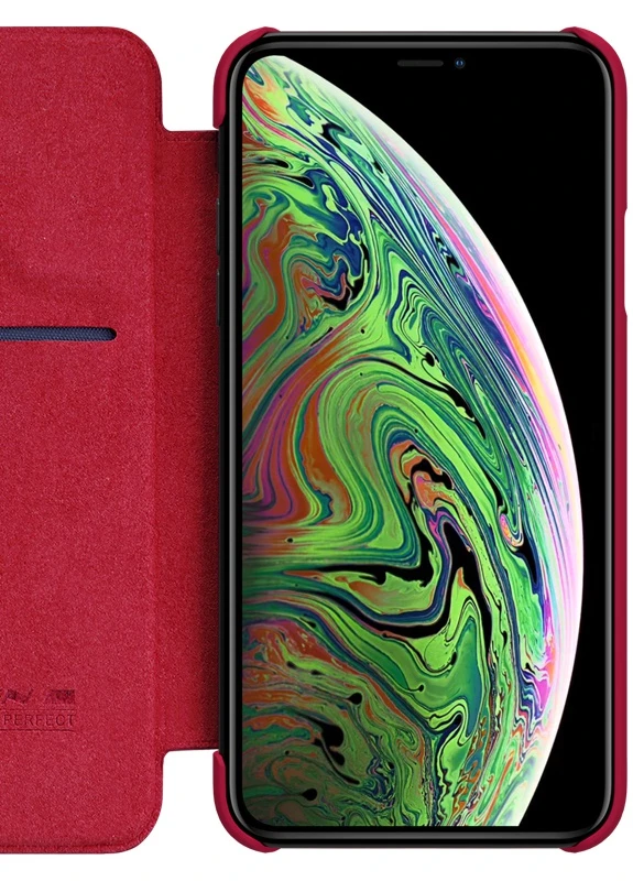 Шкіряний чохол (книжка) Qin Series для Apple iPhone 11 Pro (5.8 ') Червоний (is_00000031752_3) Nillkin (229727951)