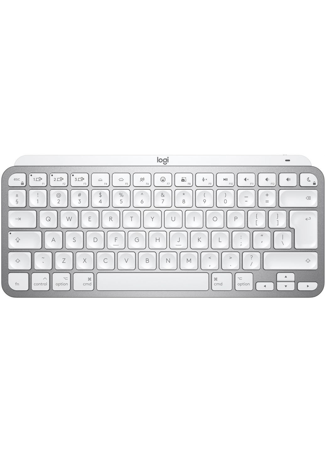 Клавіатура MX Keys Mini для Mac Wireless Illuminated Pale Grey (920-010526) Logitech MX Keys Mini For Mac Wireless Illuminated Pale Gre (253546678)