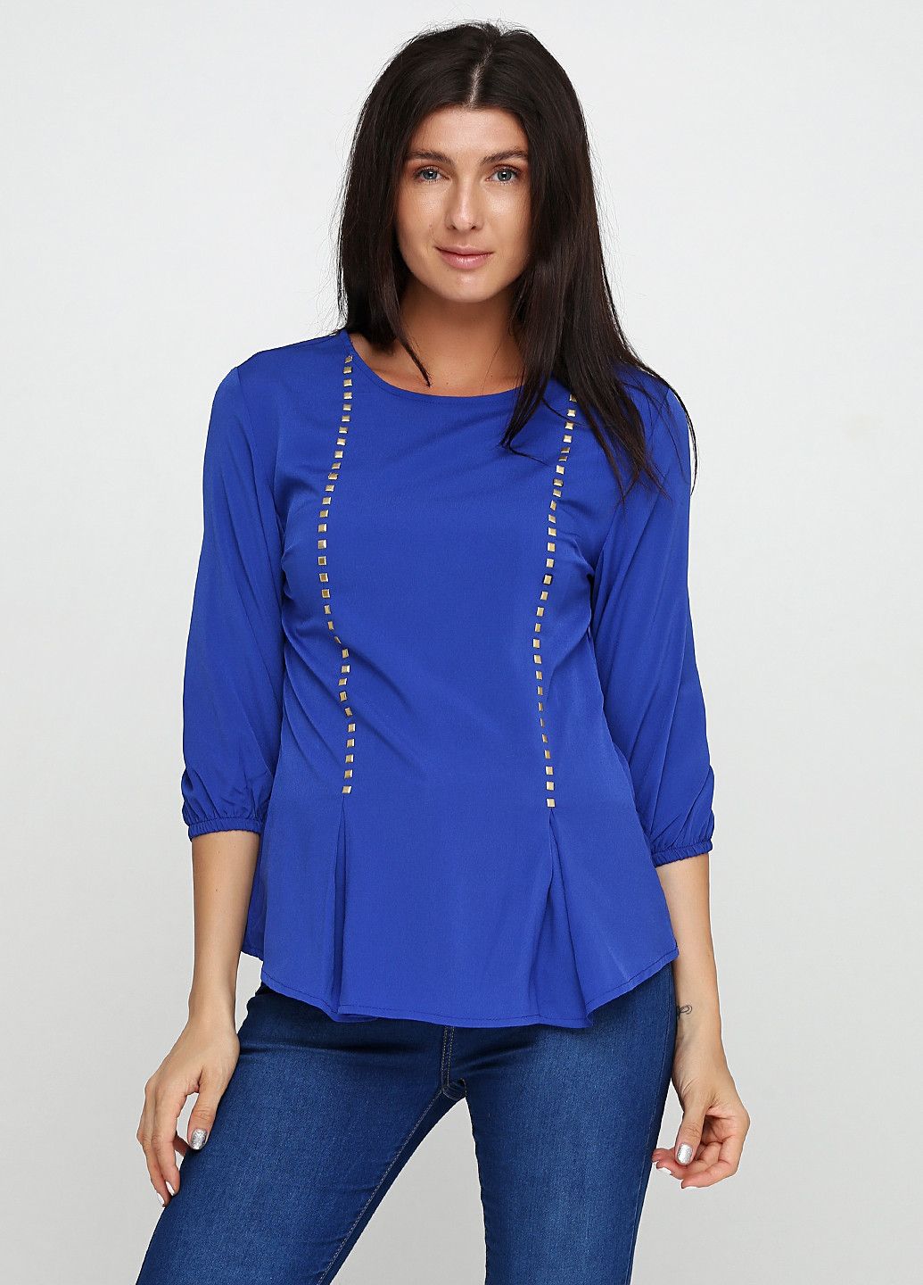 Синяя блуза Ageless
