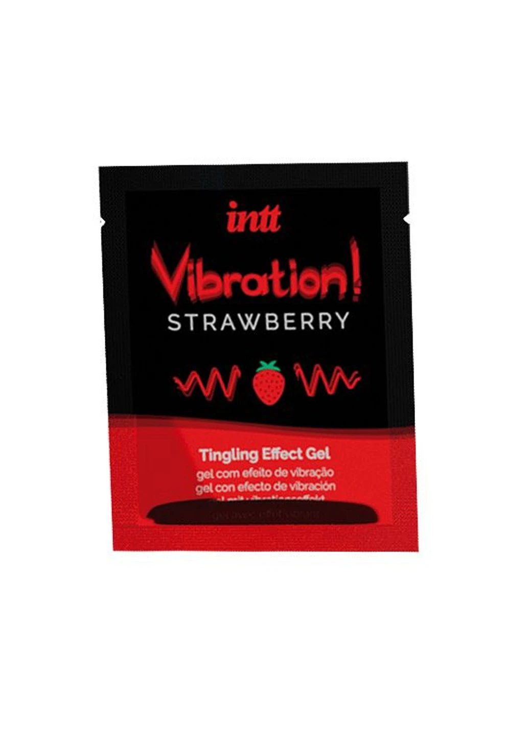 Пробник жидкого вибратора Vibration Strawberry (5 мл) Intt (251849845)