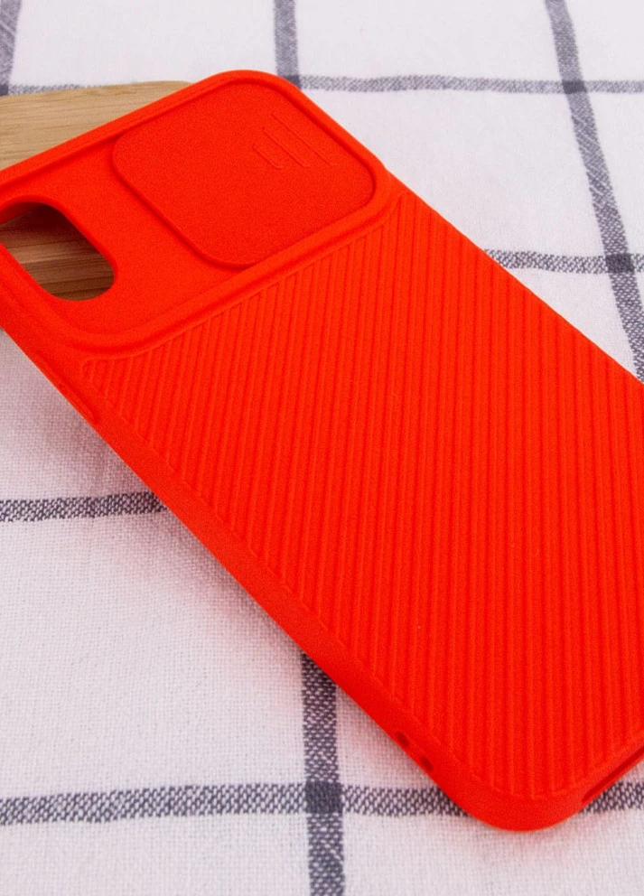 Чехол Camshield Square TPU со шторкой для камеры для Apple iPhone XS Max (6.5') Красный (is_00000042554_5) Epik (229728207)